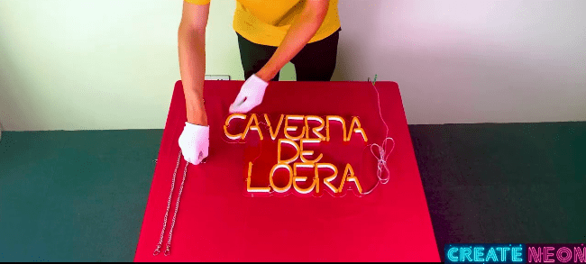 how to install neon sign
