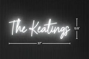 custom wedding neon sign